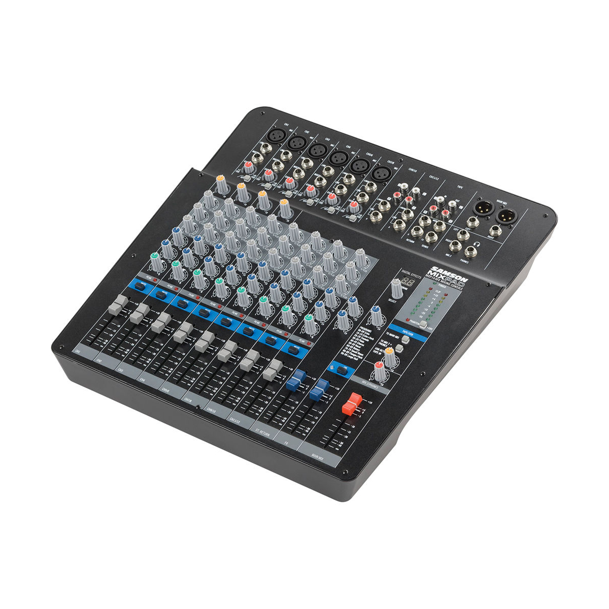 Mélangeur stéréo analogique SAMSON MixPad MXP144FX de 14 canaux avec effets numériques et USB