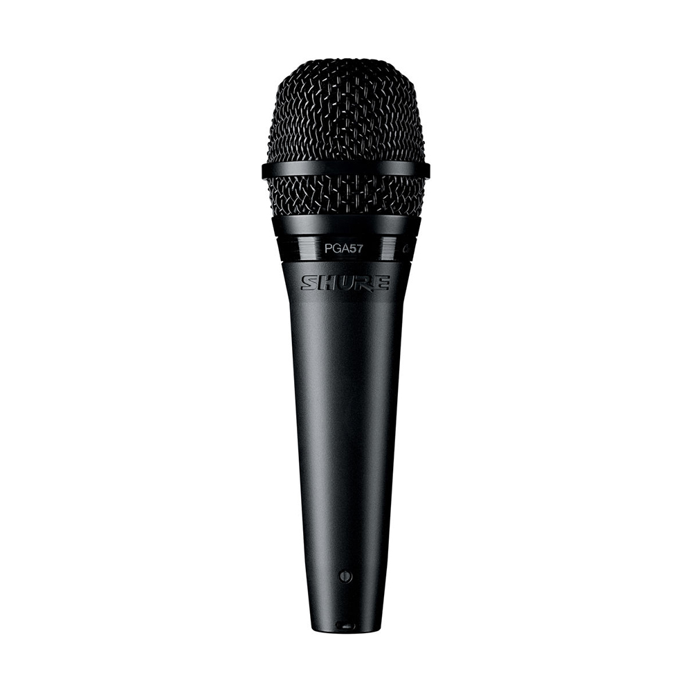 SHURE PGA57-LC Cardioid Dynamic Instrument Microphone, Black
