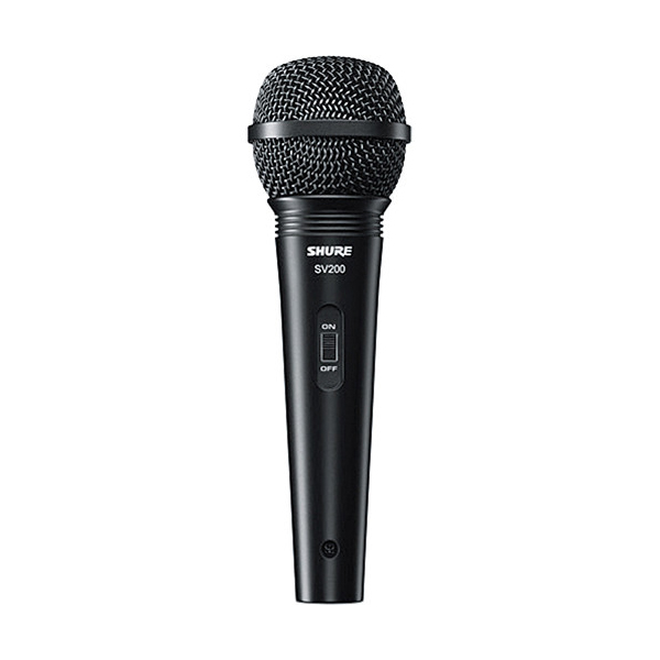 Microphone dynamique cardioïde SHURE SV-200WA avec câble (Accessoires)