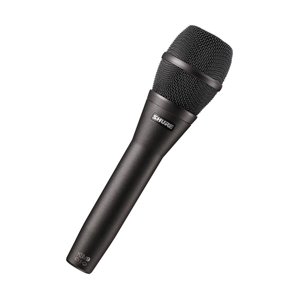 SHURE KSM9 Cardioid & Supercardioid Handheld Condenser Microphone (Charcoal Grey)