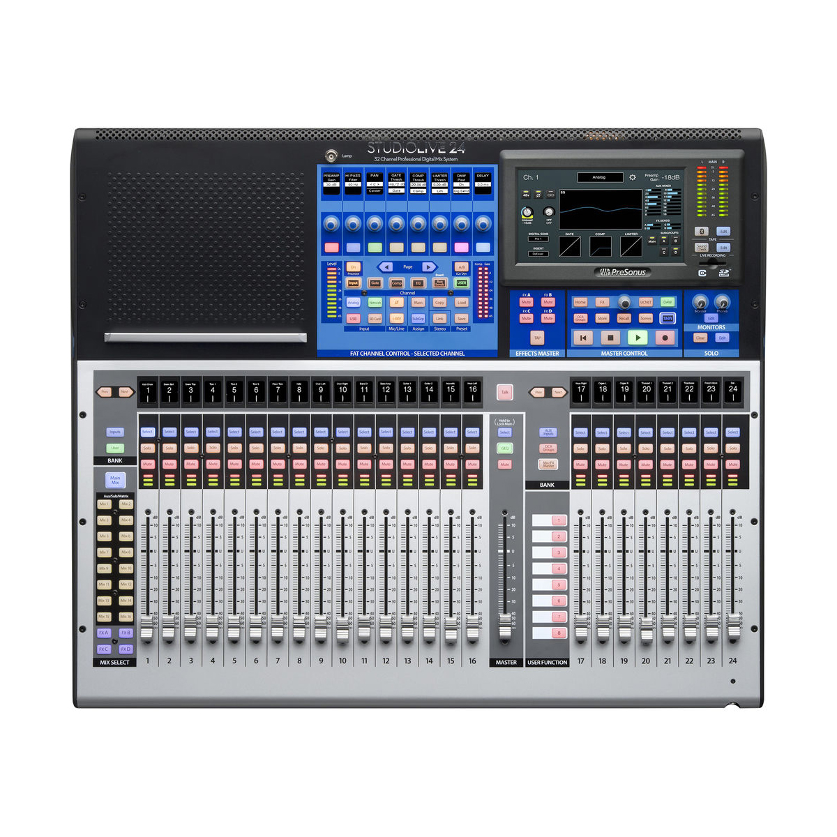 Mélangeur numérique PRESONUS StudioLive 24 Series III - 32 entrées avec 25 faders motorisés
