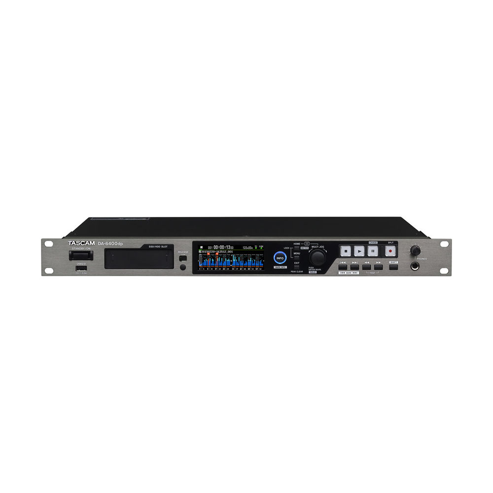 nregistreur numérique multicanal TASCAM DA-6400 DP Series à 64 canaux