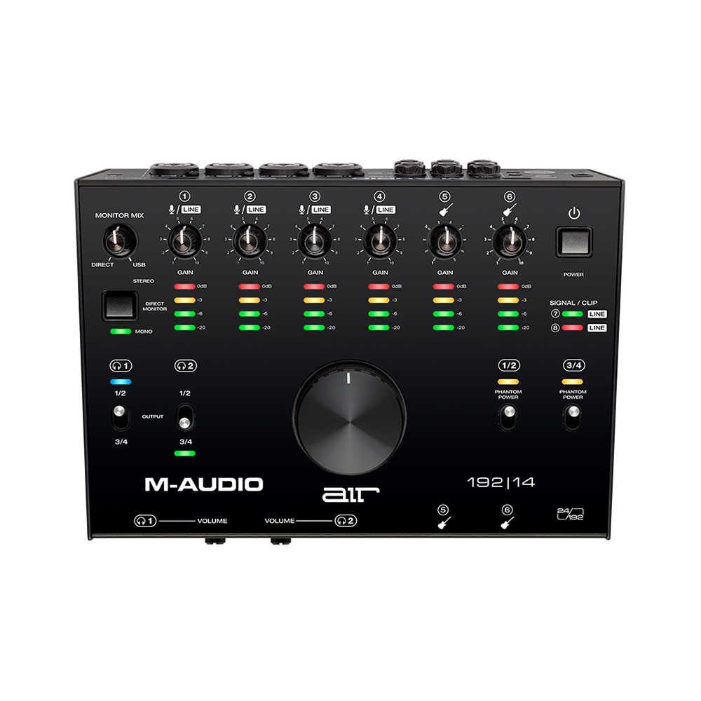 M-AUDIO AIR192X14XUS 8-In/4-Out 24/192 USB Audio Interface