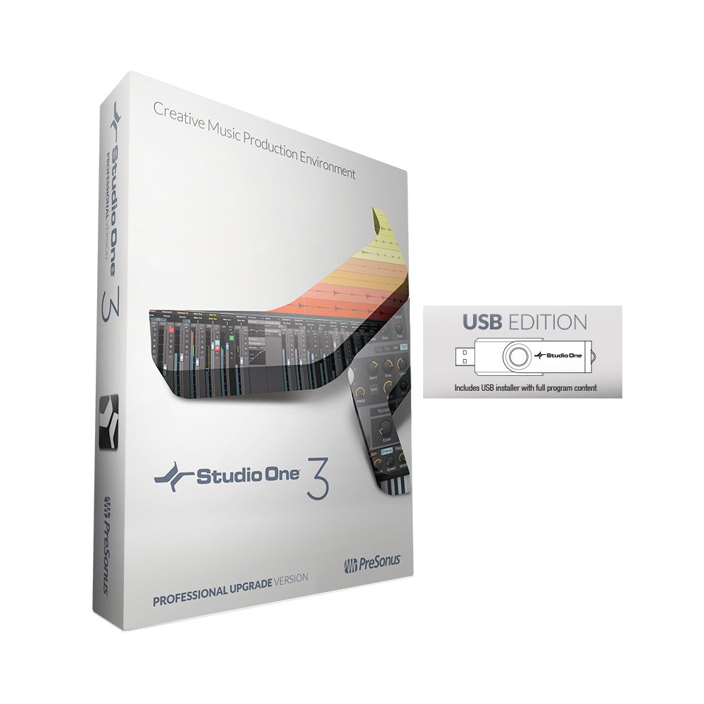 PRESONUS Studio One 3 Upgrade Artist 3 to Professional (USB Media Inside)