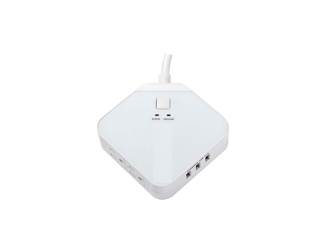 iCAN 2 prises, 3 multiprises USB-A, cordon de 3 pieds