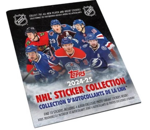 2025 TOPPS NHL STICKER ALBUMS