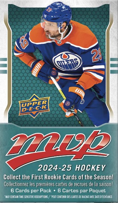 ALIMENTATION PAR GRAVITÉ DU MVP DU HOCKEY UPPER DECK 2025