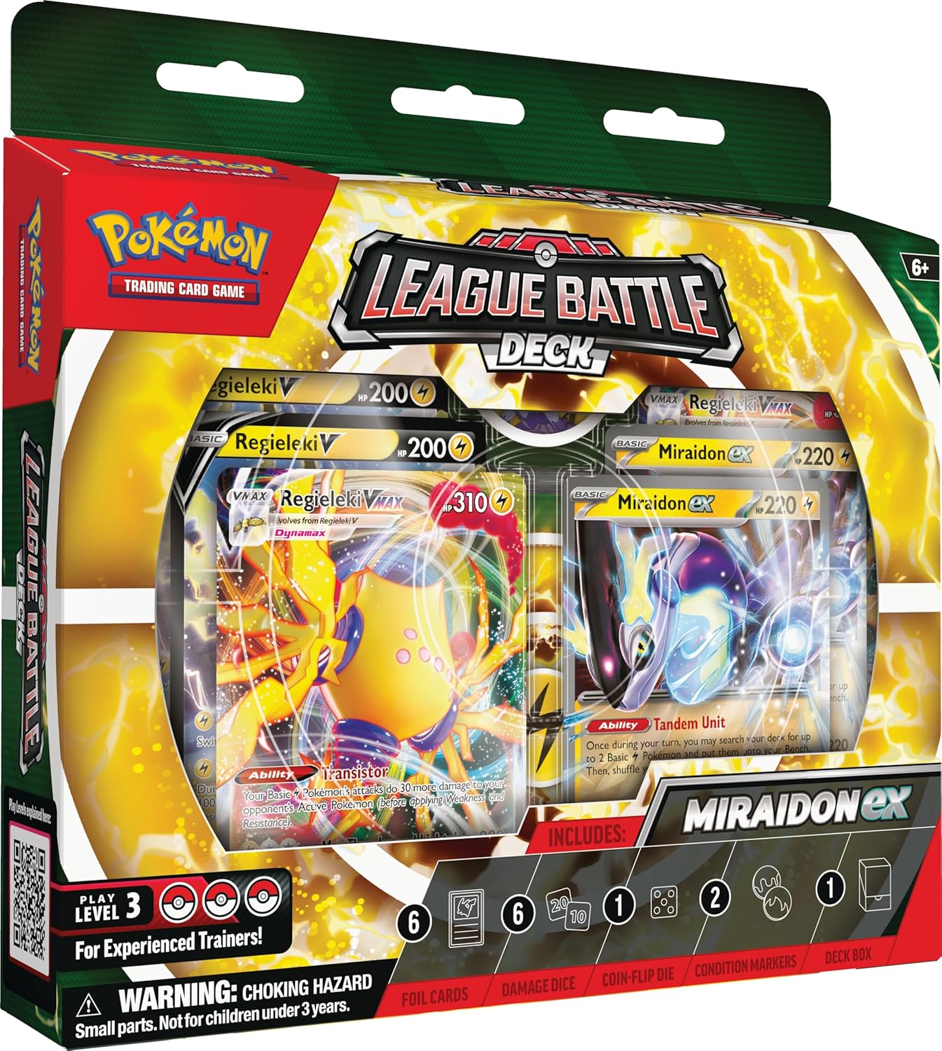 Deck de combat Pokémon Divers League (l'emballage peut varier)