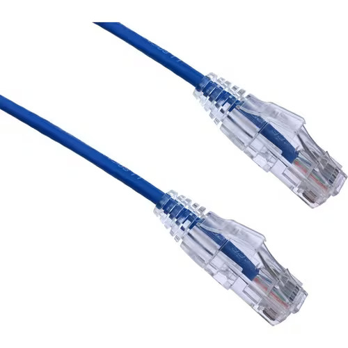 Axiom  Câble de raccordement ultra-fin CAT6 BENDnFLEX 550 MHz (bleu) - Câble réseau catégorie 6 de 6,10 m (20 pi) pour appar...
