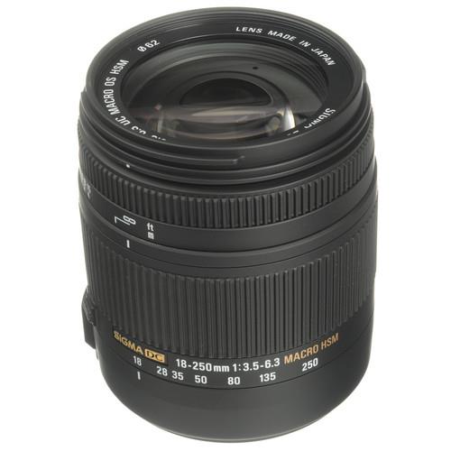 SIGMA 18-250mm F3.5-6.3 DC Macro OS HSM for Canon EF-S Mount(Open Box)