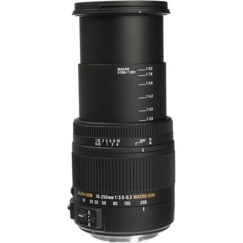 SIGMA 18-250mm F3.5-6.3 DC Macro OS HSM for Canon EF-S Mount