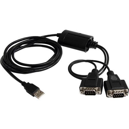 STARTECH 2-Port FTDI USB to Serial RS232 Adapter Cable