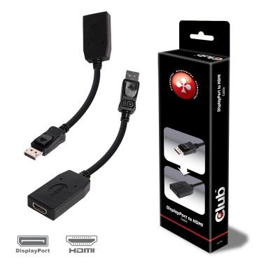CLUB 3D DisplayPort to HDMI Adapter 