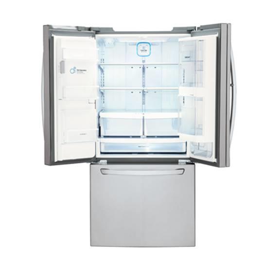 Lg 33 Inch 24 Cu Ft French Door Refrigerator Door In Door