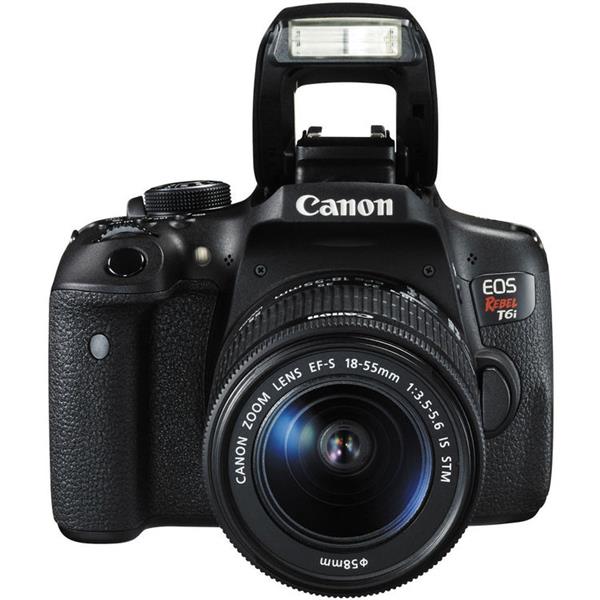 CANON EOS Rebel T6i - DSLR Camera Kit with EF-S 18-55mm f/3.5-5.6 IS STM lens