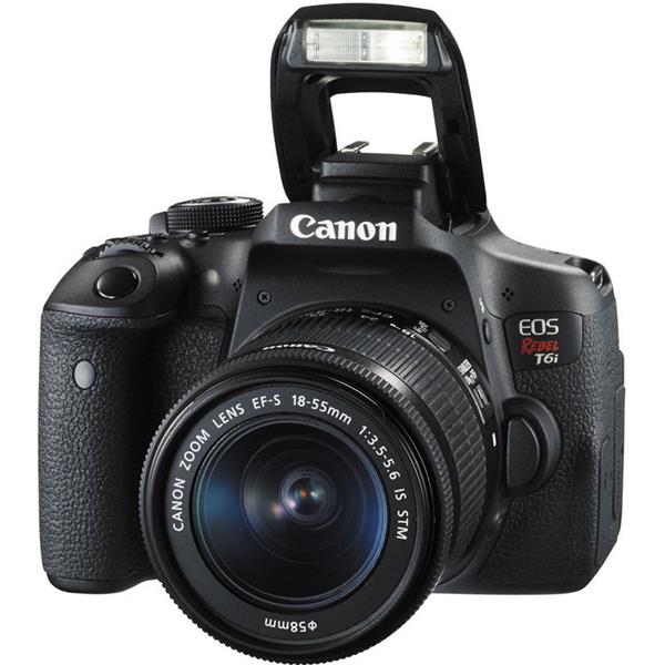 CANON EOS Rebel T6i - DSLR Camera Kit with EF-S 18-55mm f/3.5-5.6 IS STM lens