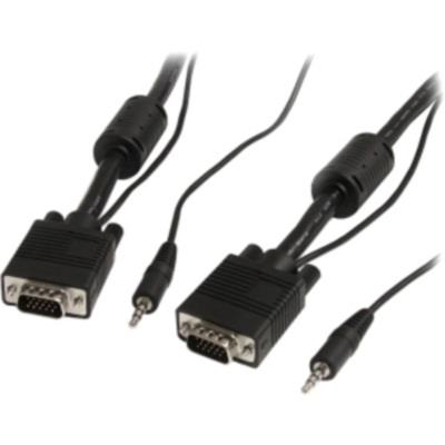 StarTech Coax High Resolution Monitor VGA Cable with Audio HD15 M/M - 35 ft. (MXTHQMM35A)