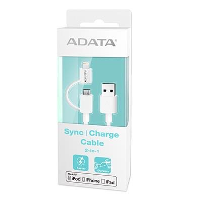 ADATA Lightning Cable 2IN1 3.28Ft(Open Box)