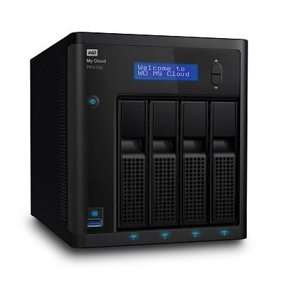 WD 24TB Network Attached Storage My Cloud PR4100 Pro NAS (WDBNFA0240KBK-NESN)