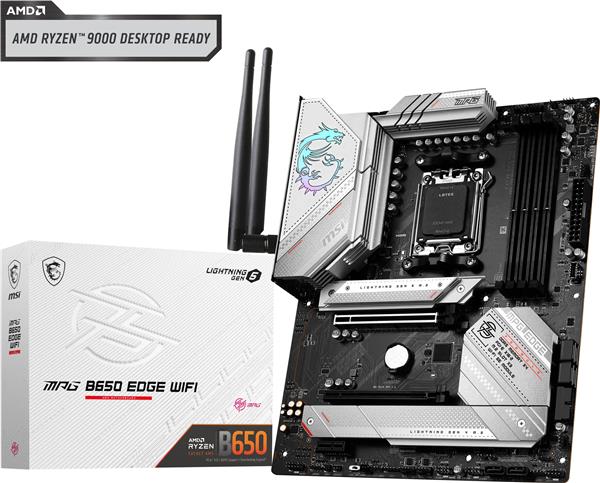 MSI MPG B650 EDGE WIFI AMD ATX AM5 Motherboard(Open Box)