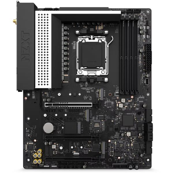 NZXT N7 B650E ATX AM5 Motherboard (WHITE)