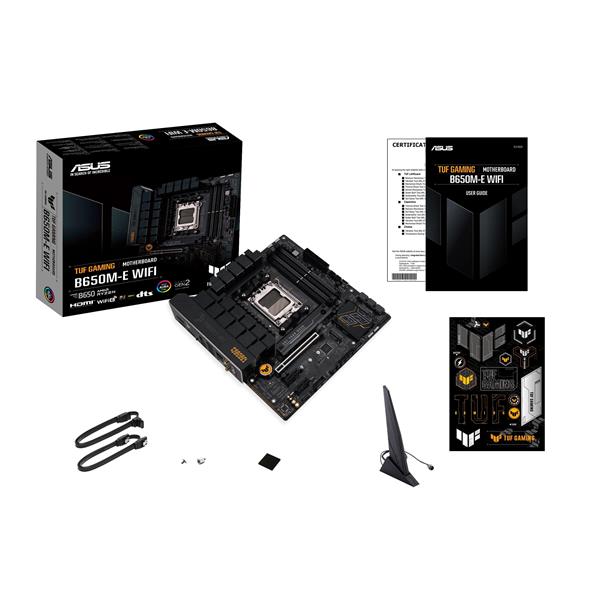 ASUS TUF GAMING B650M-E WIFI AMD AM5 B650 micro-ATX (mATX) motherboard