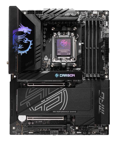 MSI MPG X870E CARBON WIFI, AMD B870E ATX AM5 Motherboard