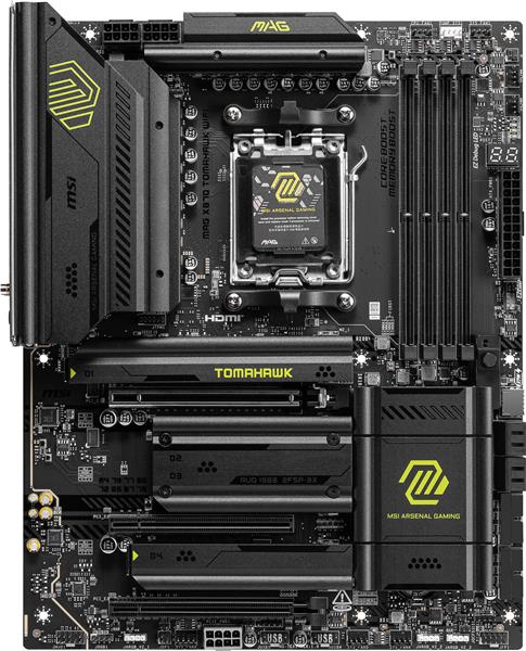 MSI MAG X870 TOMAHAWK WIFI, AMD B870 ATX AM5 Motherboard