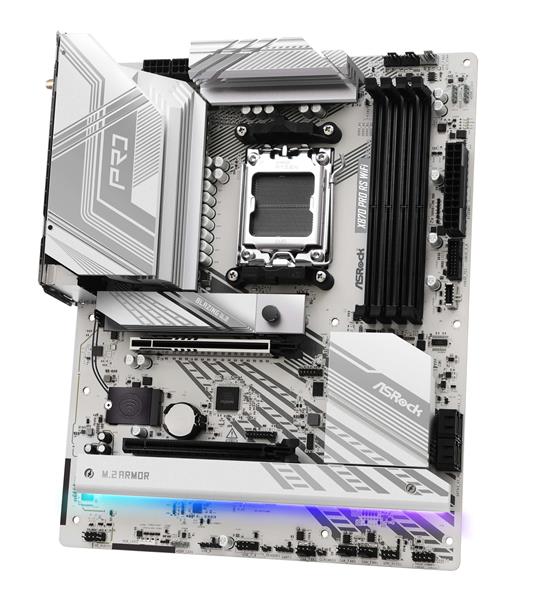 ASRock X870 Pro RS WiFi AMD Ryzen Socket AM5 ATX Motherboard USB4 DDR5