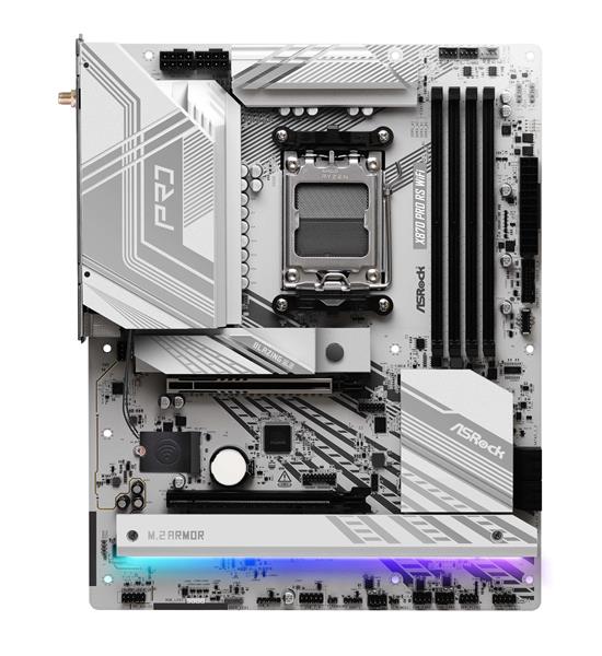 ASRock X870 Pro RS WiFi AMD Ryzen Socket AM5 ATX Motherboard USB4 DDR5