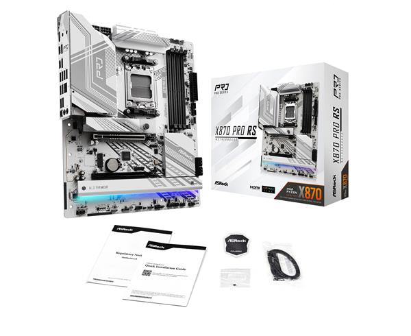 ASRock X870 Pro RS AMD Ryzen Socket AM5 ATX Motherboard DDR5