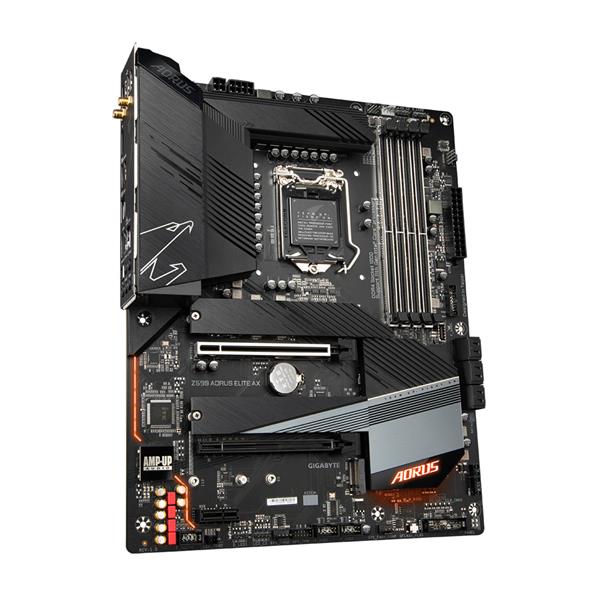 GIGABYTE Z590 AORUS ELITE AX LGA 1200 10th/11th Gen DDR4 Dual channel ATX Motherboard Direct 12+1 Phases Power, 3x M.2, Wi-Fi 6 AX201, USB Type-C(Open Box)