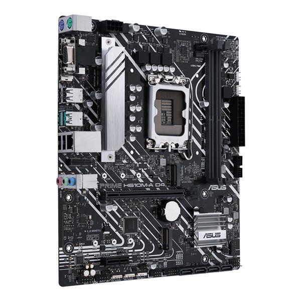 Powered by 12th Generation Intel Core processors, ASUS PRIME H610M-A D4-CSM commercial motherboard provides enhanced enterprise level features, including comprehensive system protection, 24/7 stability & reliability and an improved management suite ASUS C