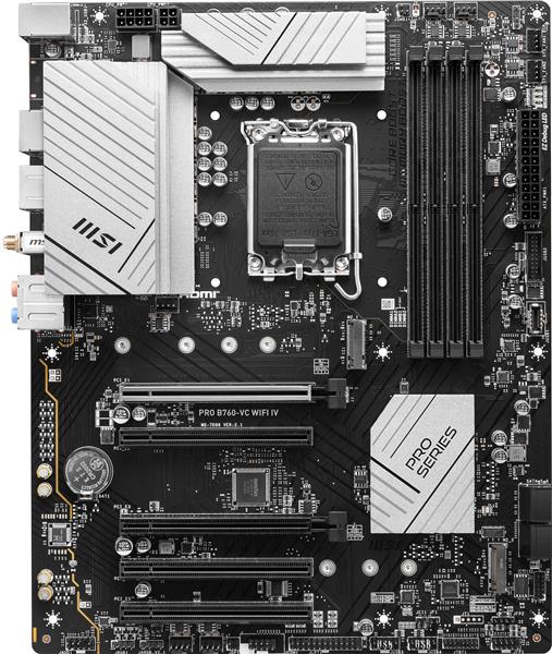 MSI PRO B760-VC WIFI IV, Intel B760 ATX LGA 1700, Supports 12th/13th