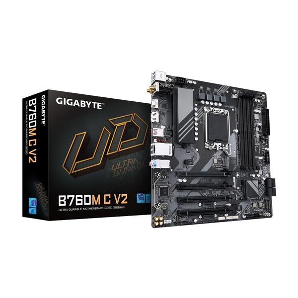 GIGABYTE B760M C V2 LGA 1700 Intel B760 M-ATX Motherboard with DDR5