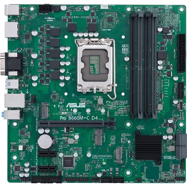 ASUS B660M-C D4-CSM Desktop Motherboard - Micro ATX