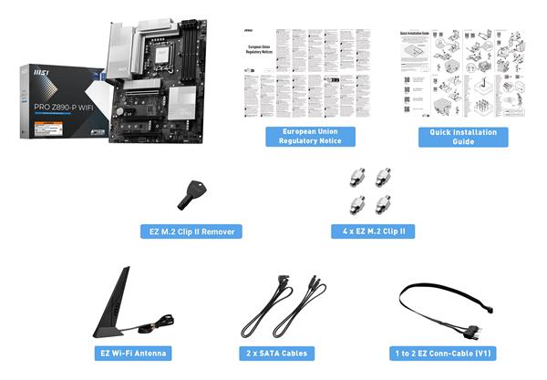 MSI PRO Z890-P WIFI , Intel Z890 ATX LGA 1851 Motherboard