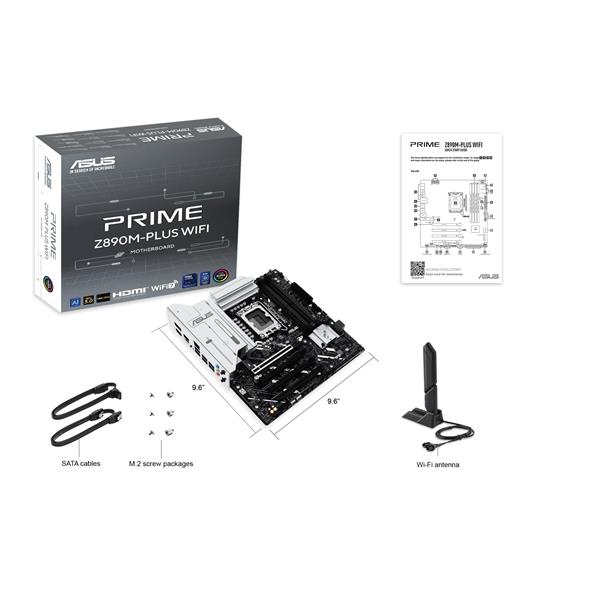 ASUS PRIME Z890M-PLUS WIFI Z890 LGA 1851 mATX motherboard