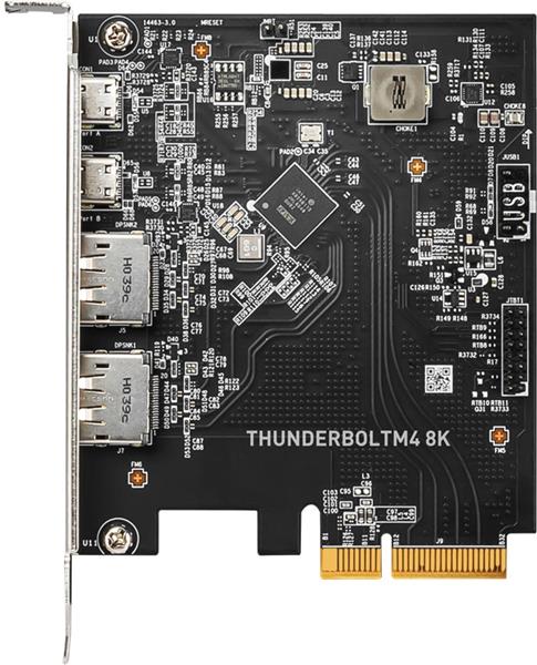 MSI THUNDERBOLTM4-8K PCIe 3.0x4 Add-on Card for 2 Thunderbolt 4(Open Box)