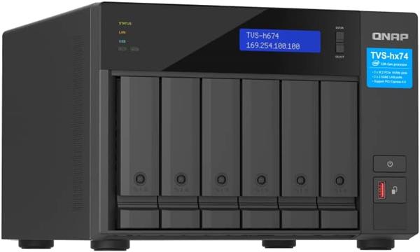 QNAP TVS-h674-i5-32G-US 6 Bay High-Speed Desktop NAS (Diskless)