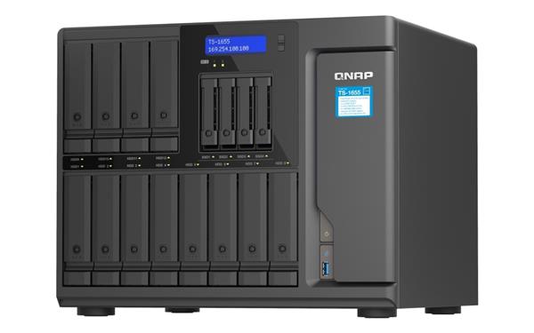 QNAP TS-1655-8G-US 16 Bay high Performance Hybrid NAS