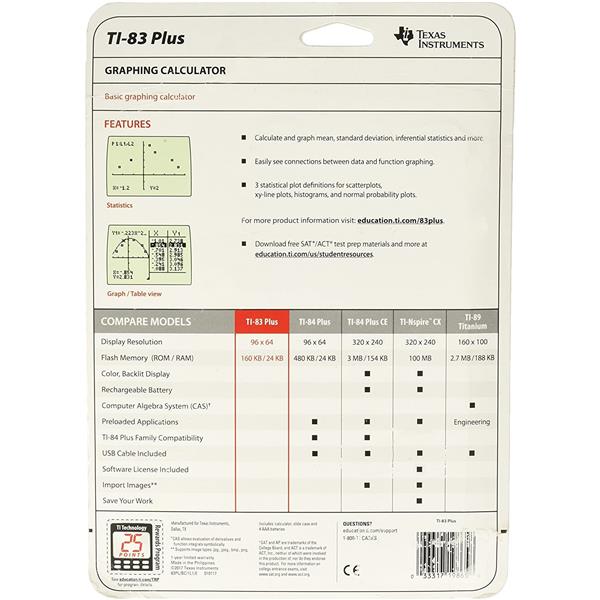 Texas Instruments TI-83 Plus Graphing Calculator