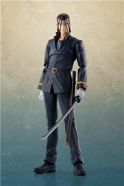 BANDAI Spirits S.H.Figuarts Hajime Saito "Rurouni Kenshin: Meiji Swordsman Romantic Story" Action Figure (SHF Figuarts)
