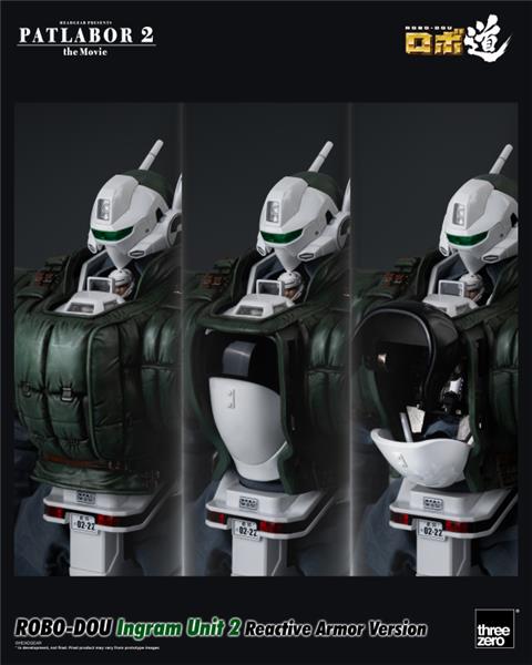 Threezero ROBO-DOU Ingram Unit 2 Reactive Armor Version "Patlabor 2: The Movie " Action Figure