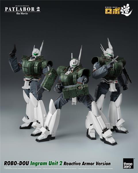 Threezero ROBO-DOU Ingram Unit 2 Reactive Armor Version "Patlabor 2: The Movie " Action Figure