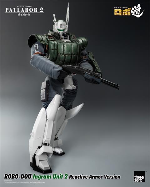 Threezero ROBO-DOU Ingram Unit 2 Reactive Armor Version "Patlabor 2: The Movie " Action Figure