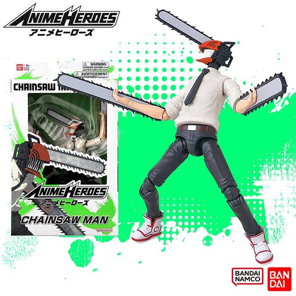 BANDAI Anime Heroes Chainsaw Man Action Figure