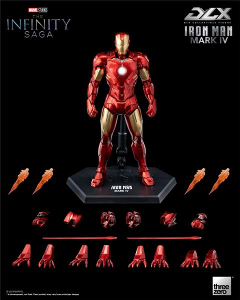 Threezero Marvel Studios: The Infinity Saga DLX Iron Man Mark 4 Action Figure