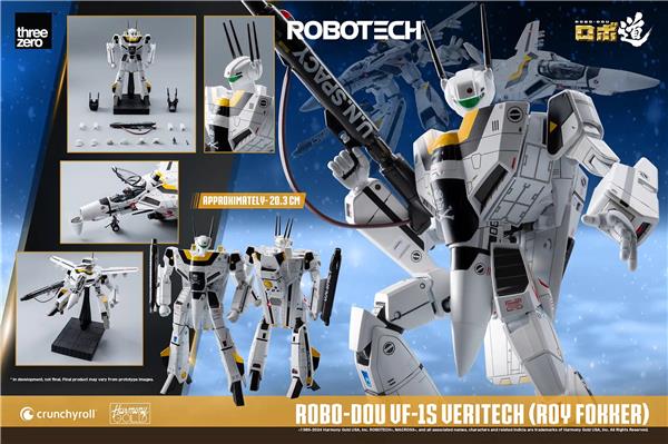 Threezero ROBO-DOU Robotech VF-1S Veritech Roy Fokker Action Figure