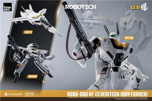 Threezero ROBO-DOU Robotech VF-1S Veritech Roy Fokker Action Figure